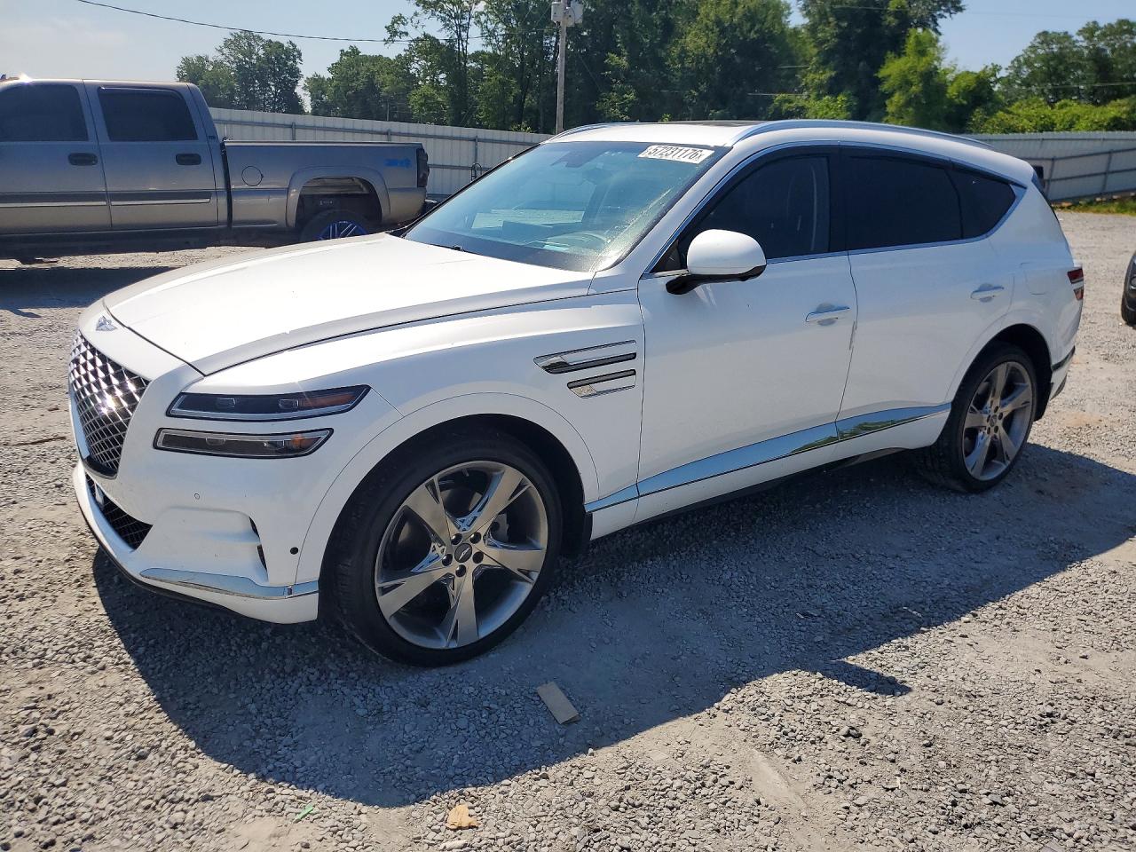 2021 Genesis GV80, VIN KMUHBDSB6MU055146 — Front end