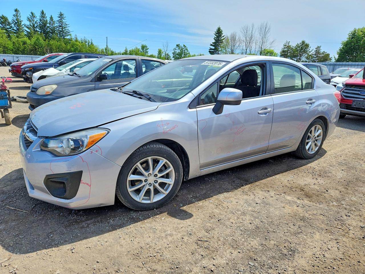 2013 Subaru Impreza Premium, VIN JF1GJAC6XDH026202 — Rear end