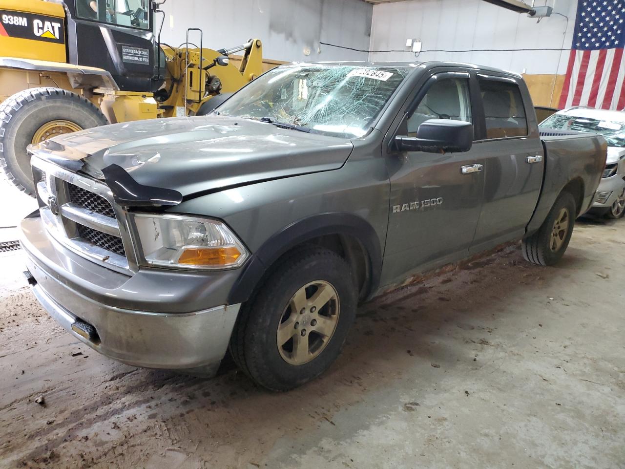 2011 Ram 1500 ST, VIN 1D7RV1CT8BS684524 — Крыша