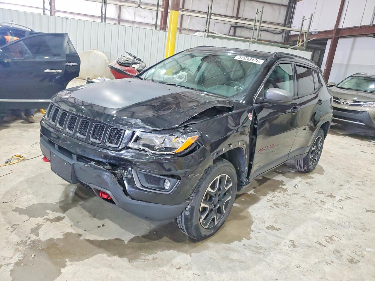 2020 Jeep Compass Trailhawk, VIN 3C4NJDDB3LT159737 — Front end