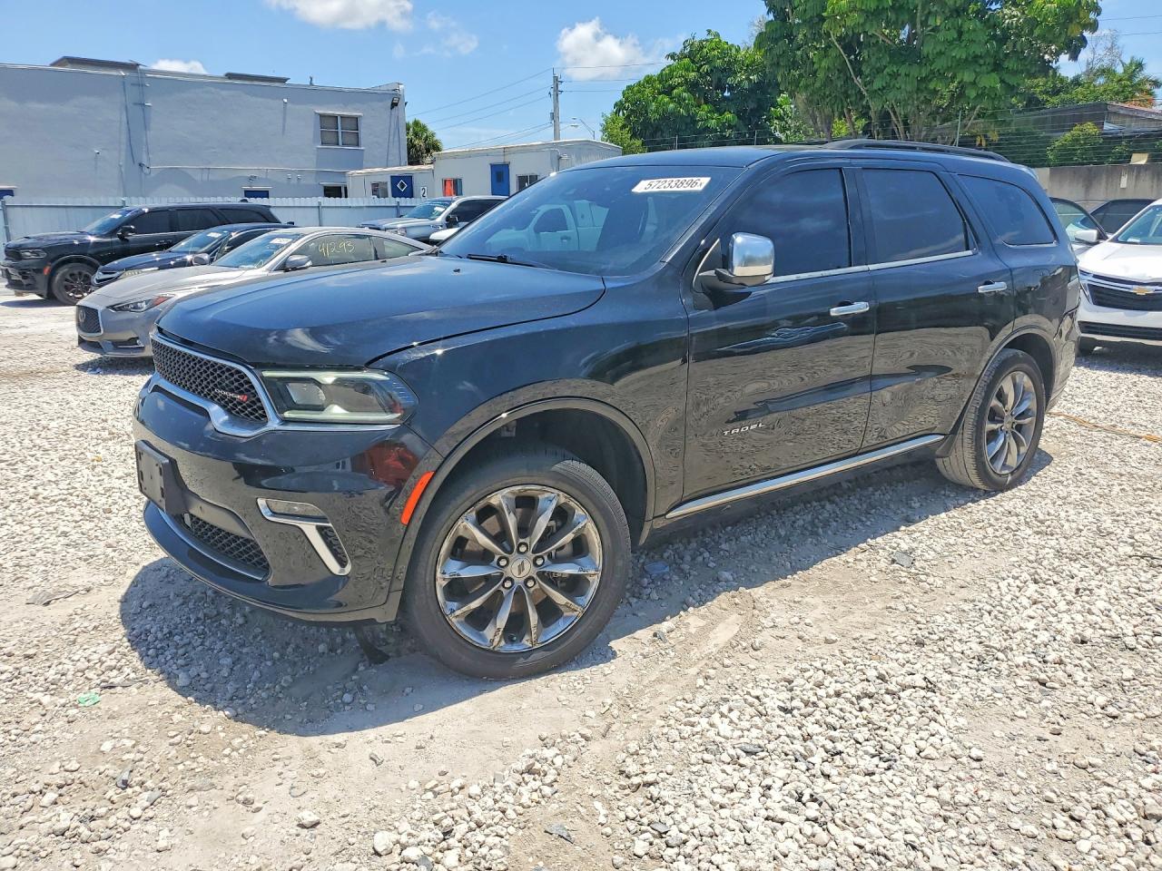 2022 Dodge Durango Citadel, VIN 1C4SDHET8NC198170 — Бок