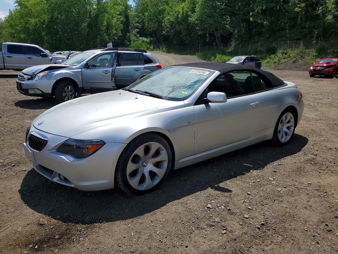 2004 BMW 6 Series 645Ci, VIN WBAEK734X4B260601 — Front end