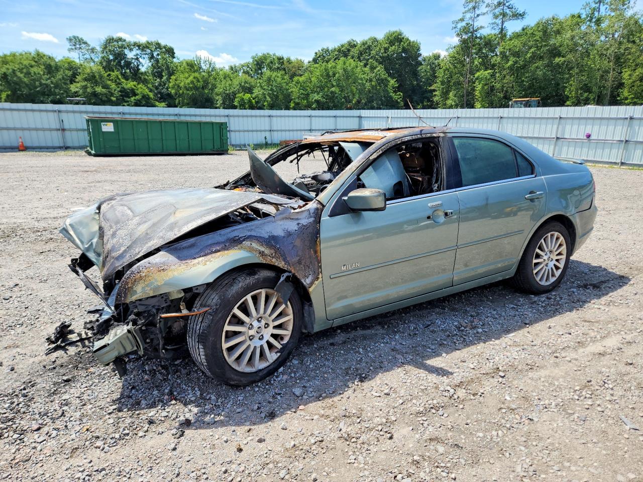 2008 Mercury Milan Premier, VIN 3MEHM02188R659998 — Burn
