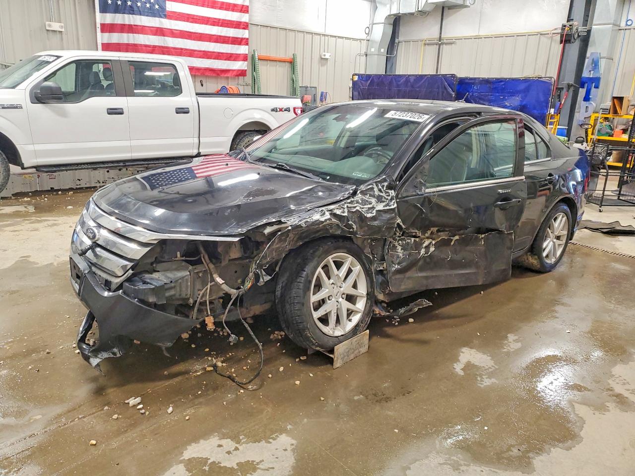 2012 Ford Fusion SEL, VIN 3FAHP0JA5CR433247 — Front end