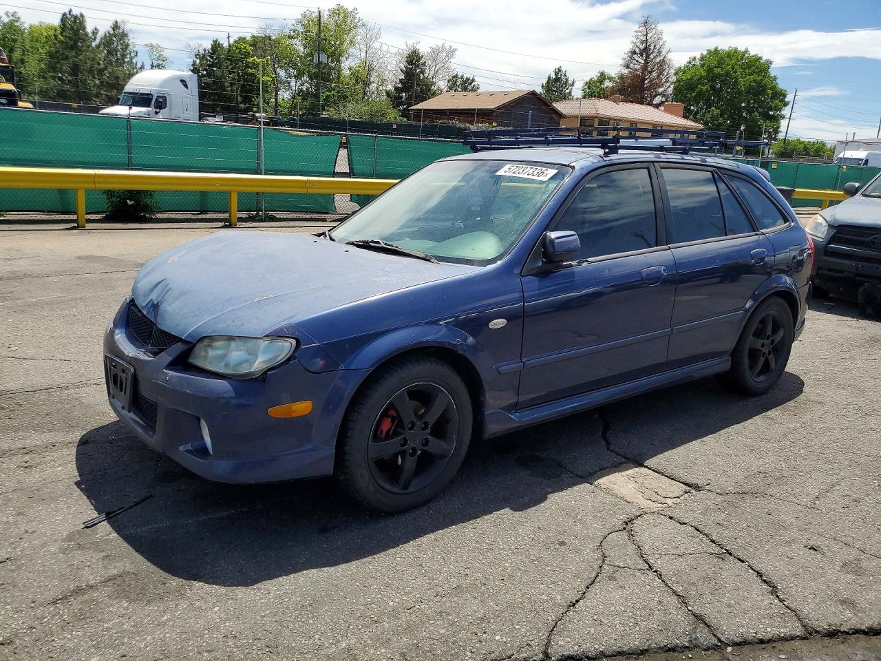 2003 Mazda Protege, VIN JM1BJ245631157845 — Перед