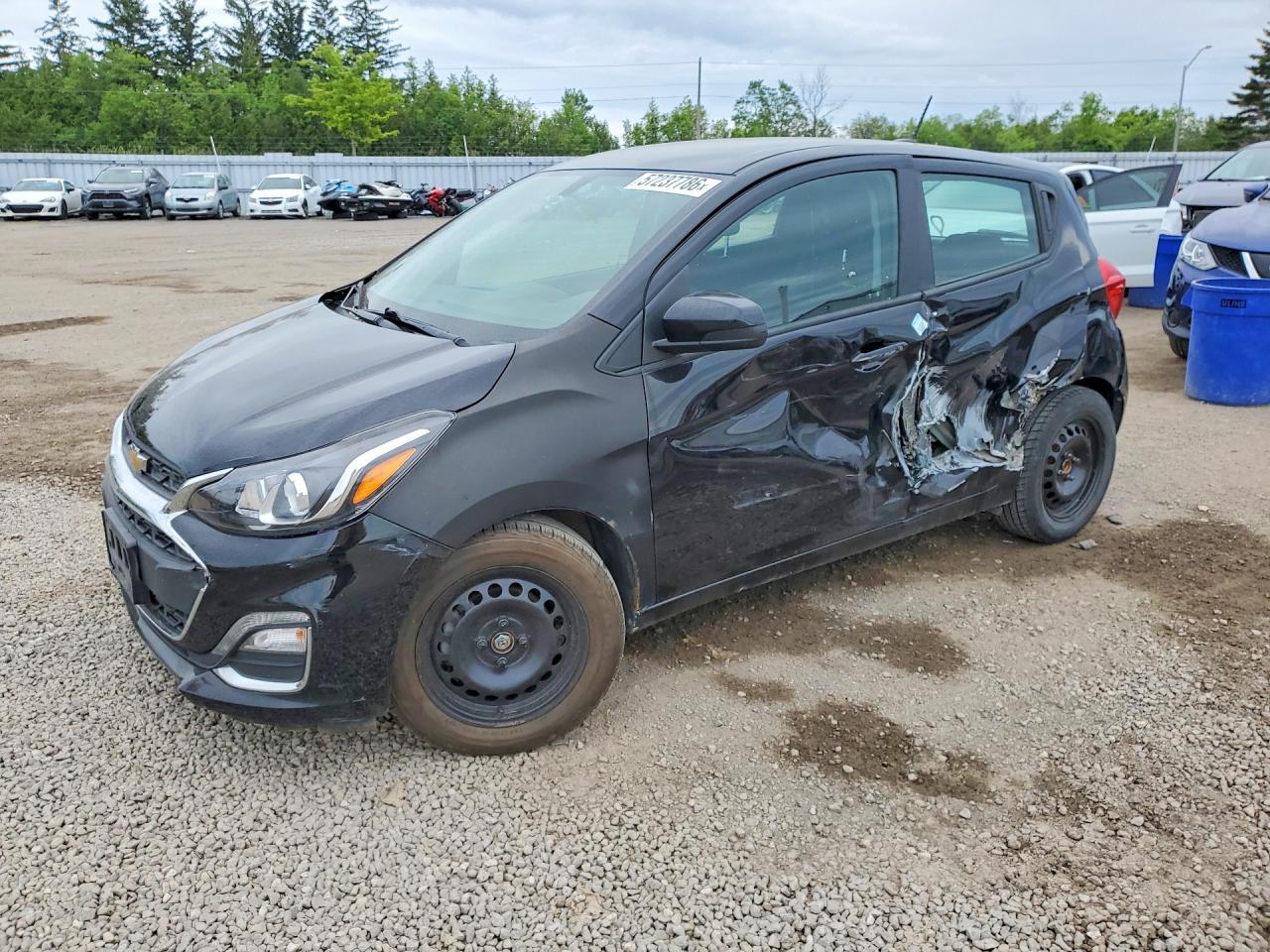 2021 Chevrolet Spark 1LT, VIN KL8CD6SA5MC706470 — Side
