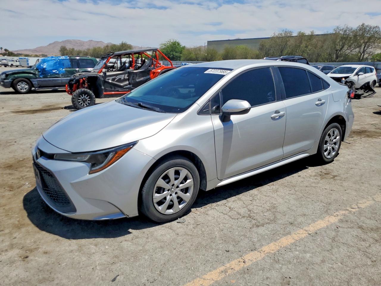 2021 Toyota Corolla LE, VIN 5YFEPMAE3MP253909 — Rear end