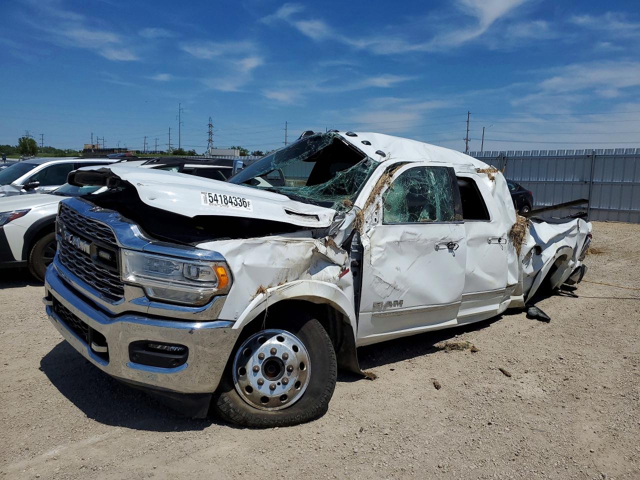 2022 Ram 3500 Limited, VIN 3C63RRPL0NG162504 — Rollover