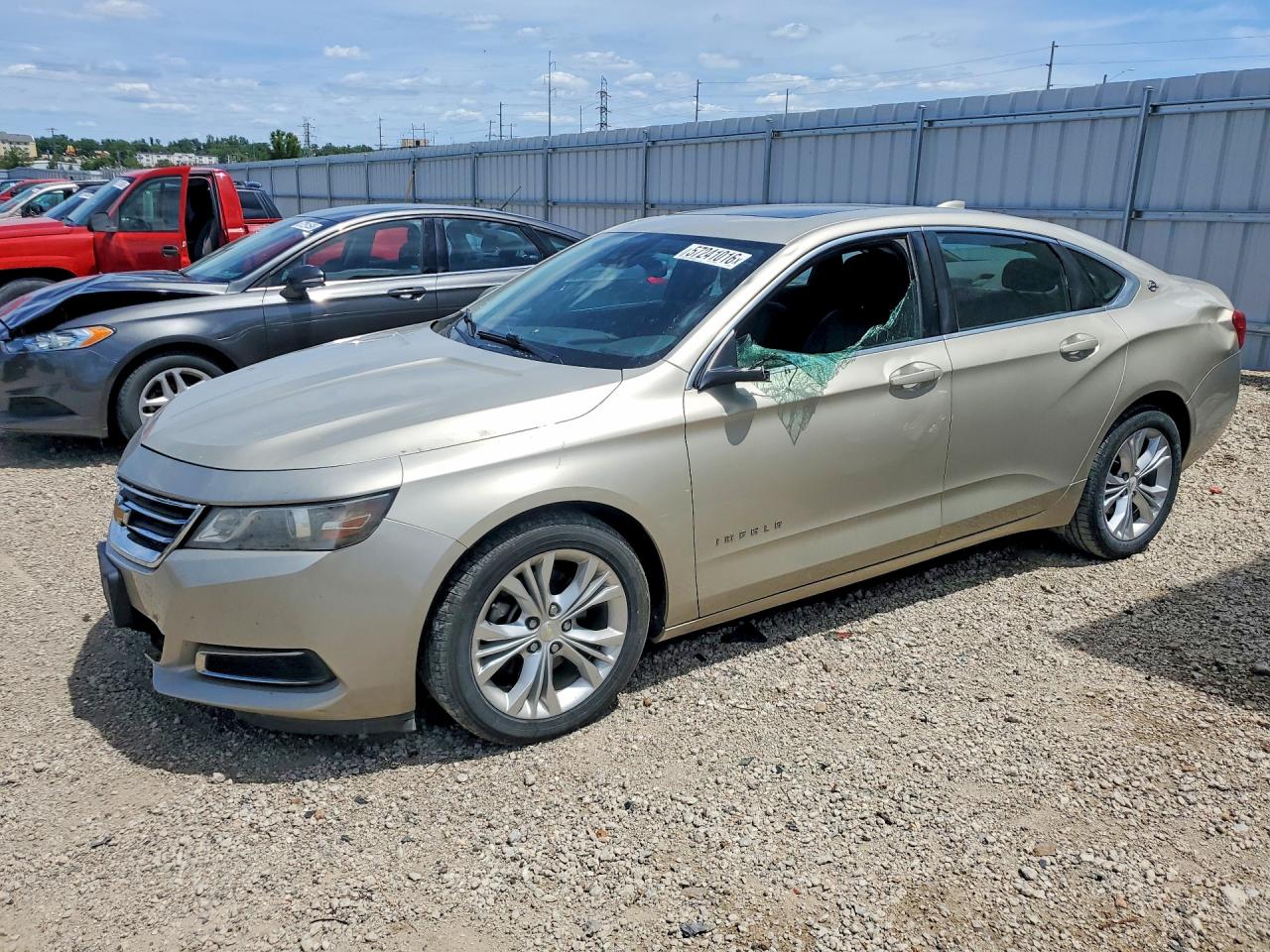 2015 Chevrolet Impala LT, VIN 2G1125S31F9100280 — Front end