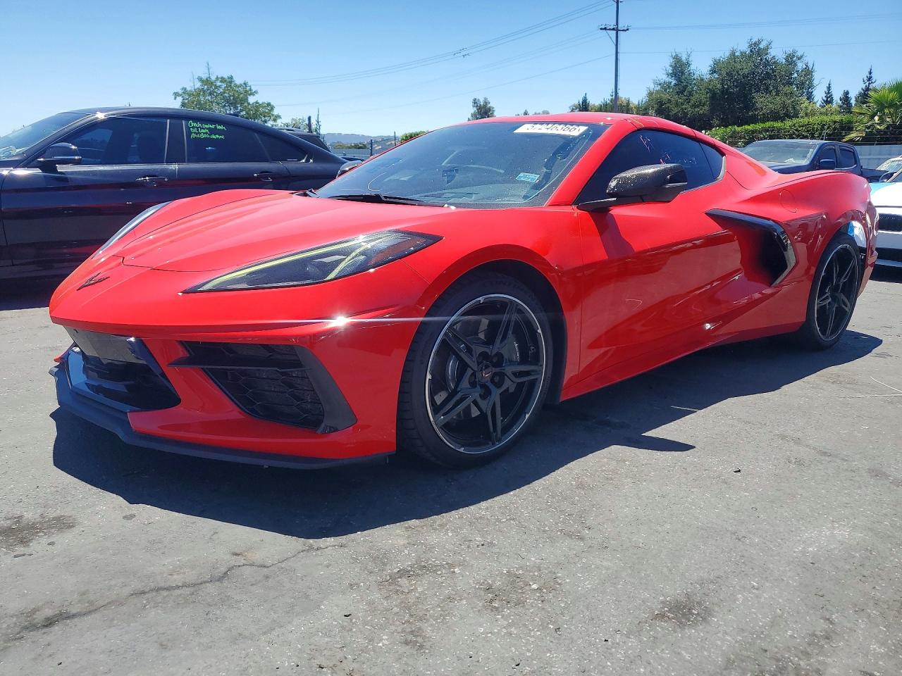 2020 Chevrolet Corvette 2LT, VIN 1G1Y72D44L5109147 — Зад