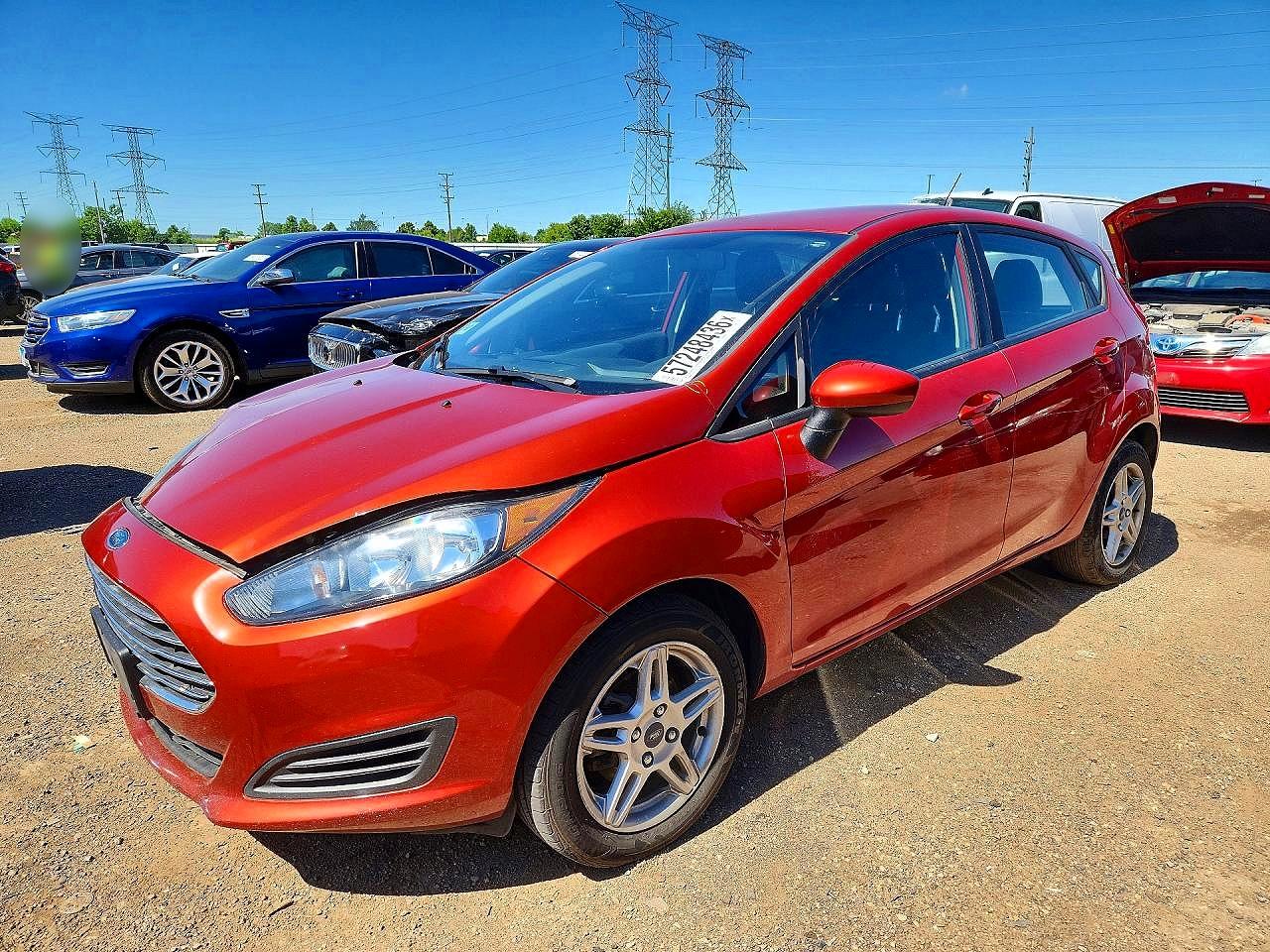 2019 Ford Fiesta SE, VIN 3FADP4EJXKM113949 — Front end