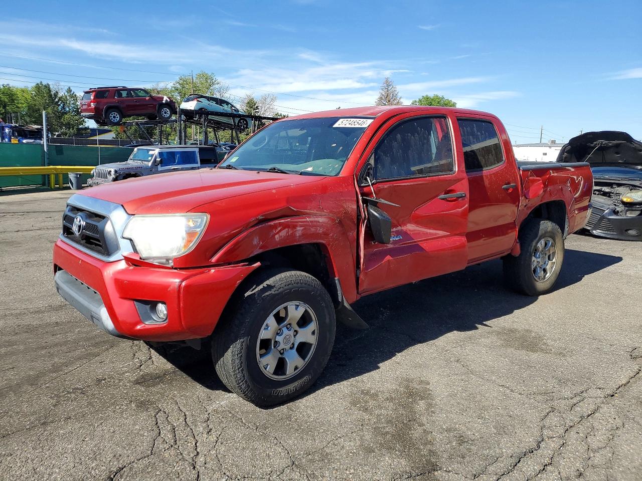 2015 Toyota Tacoma, VIN 3TMLU4EN2FM202664 — Side
