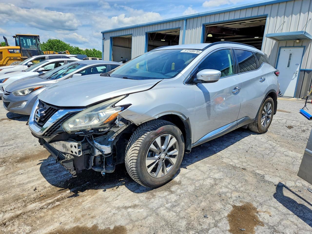 2015 Nissan Murano SV, VIN 5N1AZ2MH6FN209725 — Front end