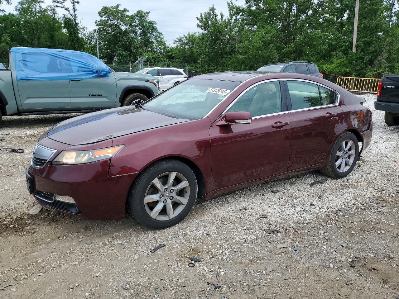 2014 Acura TL, VIN 19UUA8F27EA001901 — Rear end