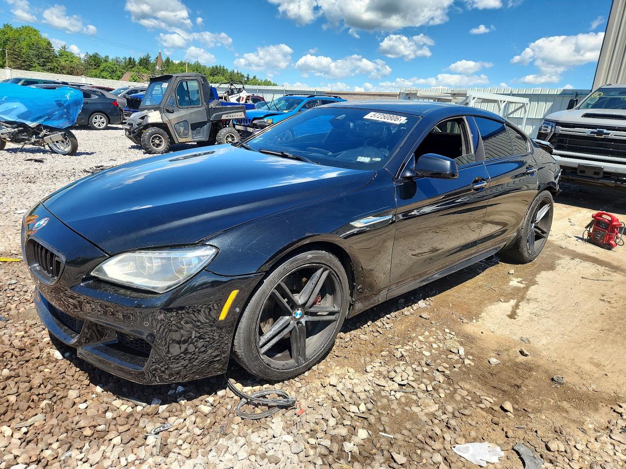 2015 BMW 6 Series 650i, VIN WBA6B2C55FD799182 — Rear end