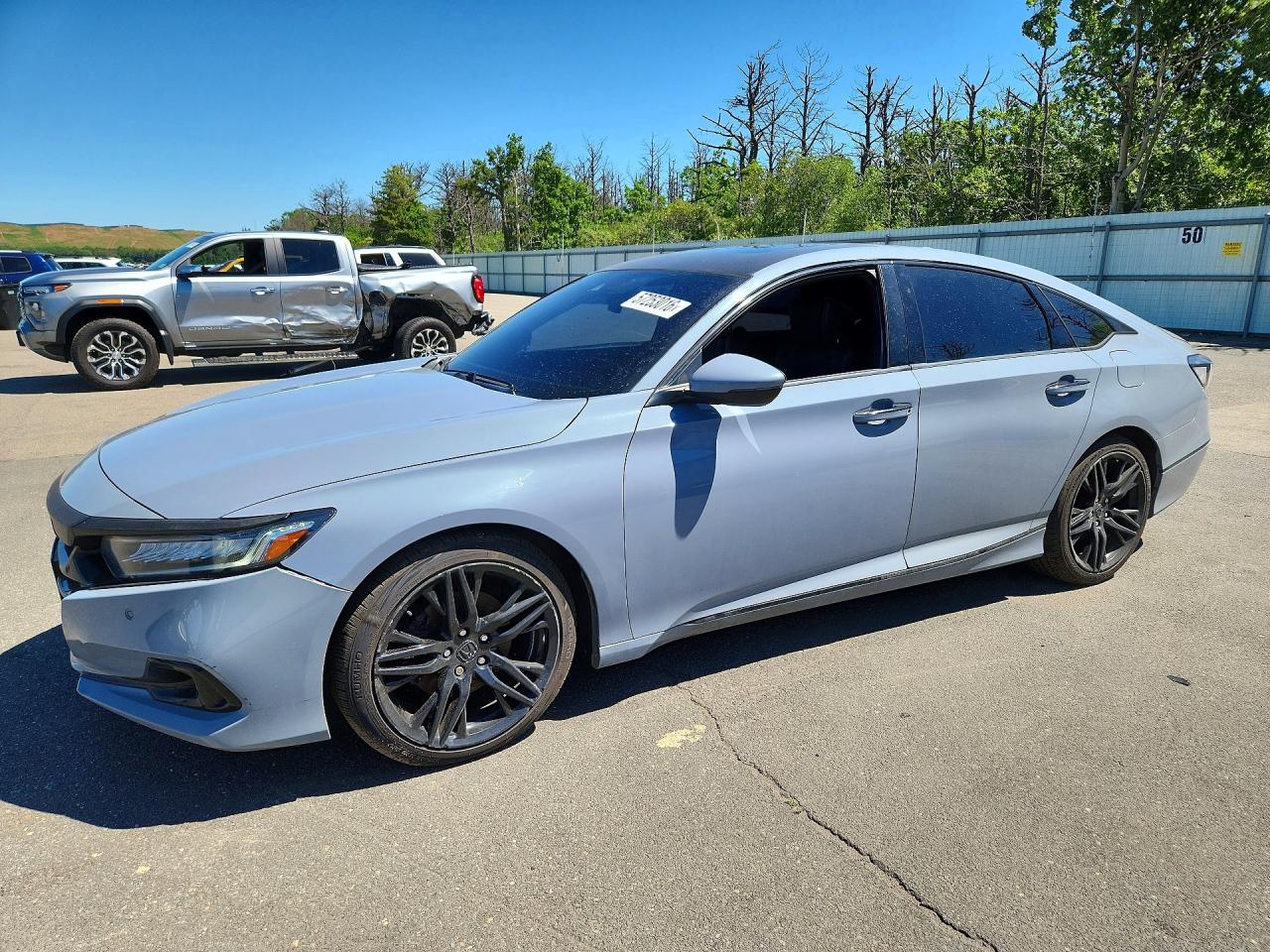 2022 Honda Accord Touring, VIN 1HGCV3F98NA012180 — Rear end