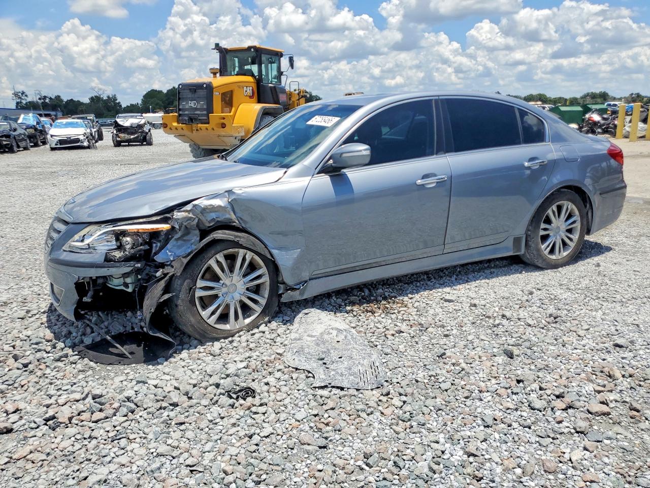 2014 Hyundai Genesis 3.8L, VIN KMHGC4DDXEU263165 — Перед