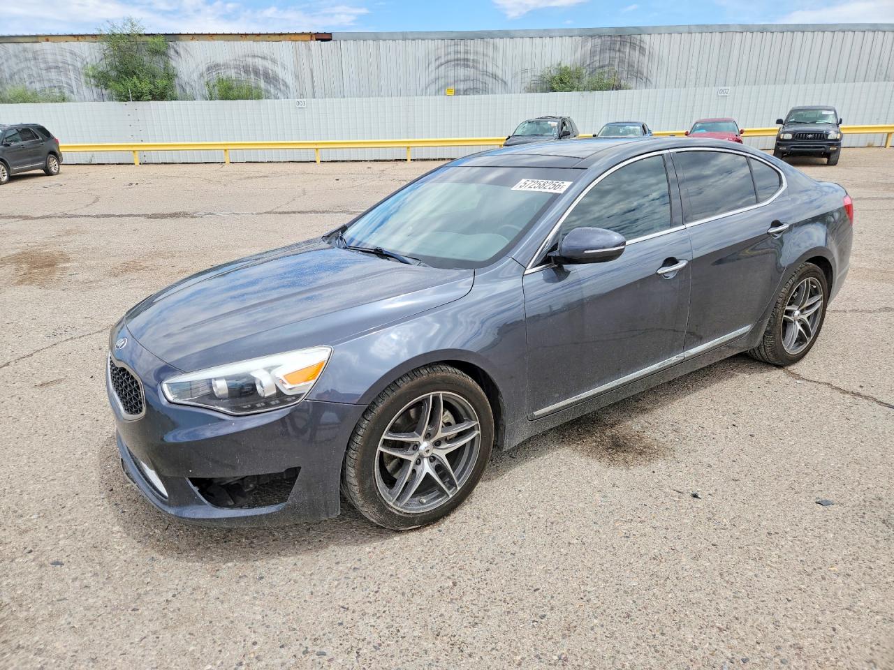 2014 Kia Cadenza Premium, VIN KNALN4D70E5120773 — Front end