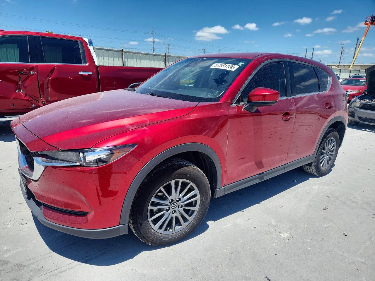 2021 Mazda CX-5 Carbon Edition, VIN JM3KFACM4M0418246 — Rear end