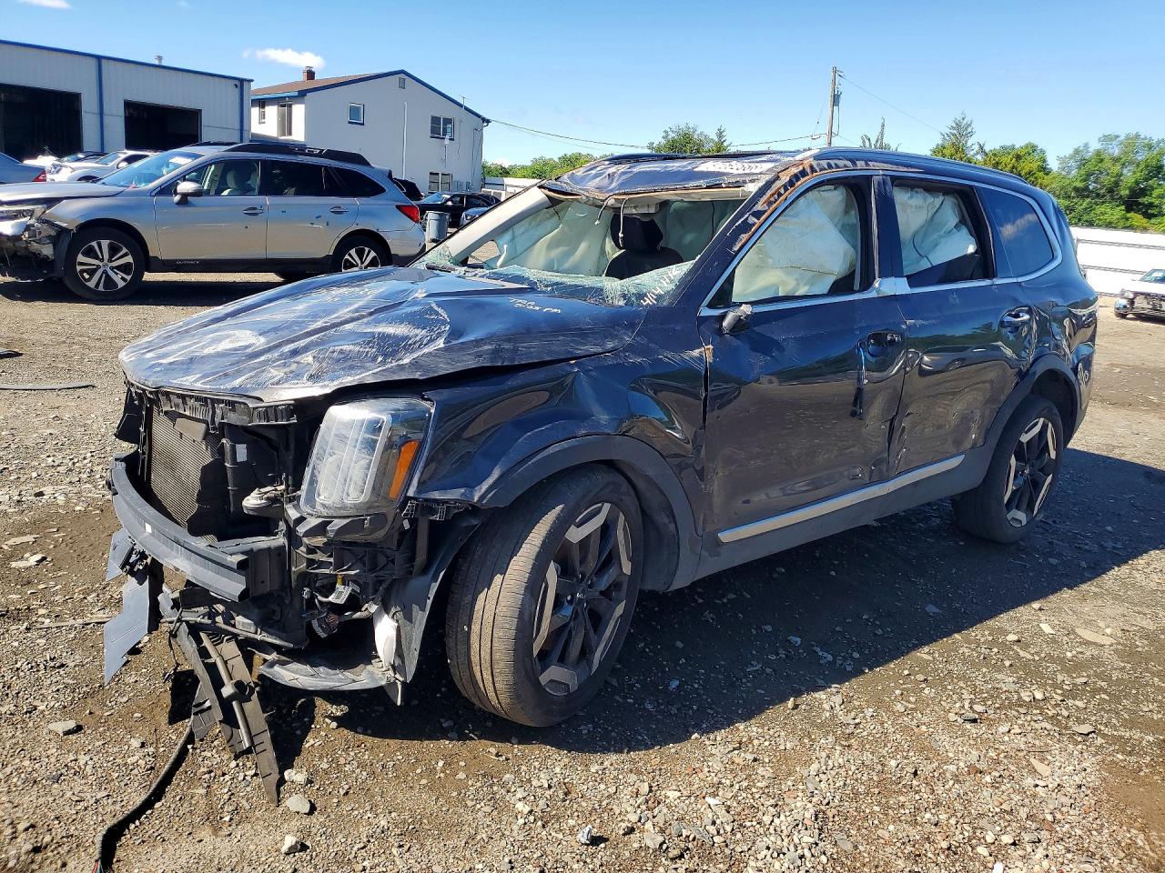 2025 Kia Telluride S, VIN 5XYP6DGC0SG594218 — Опрокидывание