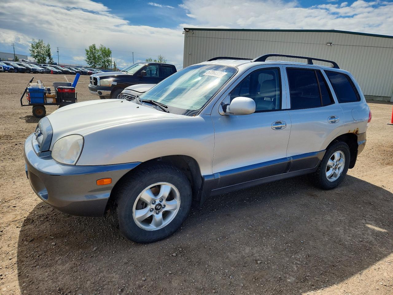 2005 Hyundai Santa Fe, VIN KM8SB73E65U902067 — Rear end