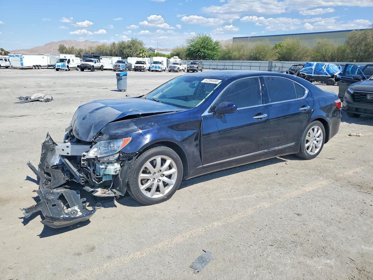 2009 Lexus LS 460, VIN JTHBL46F095086931 — Front end