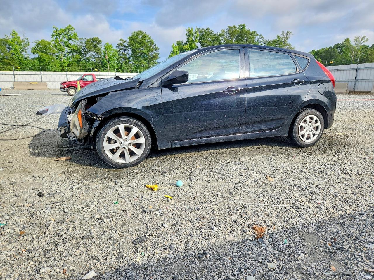 2012 Hyundai Accent GS, VIN KMHCT5AE2CU040410 — Front end