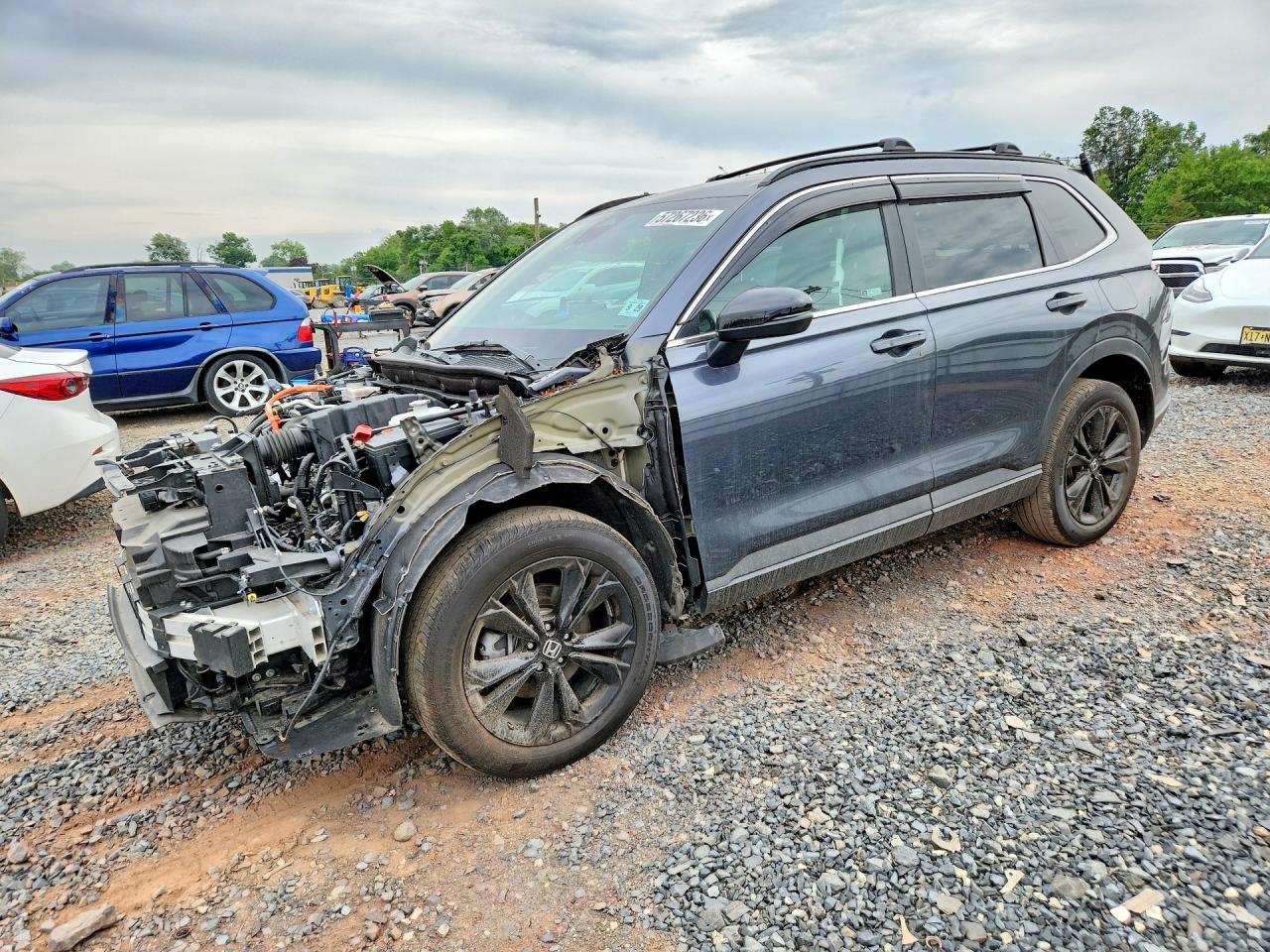 2025 Honda CR-V Sport Touring, VIN 5J6RS6H94SL011053 — Stripped
