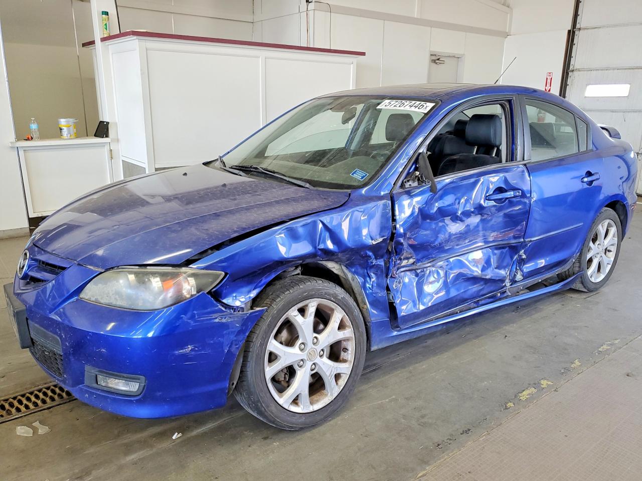 2007 Mazda 3 S Grand Touring, VIN JM1BK323671681734 — Front end
