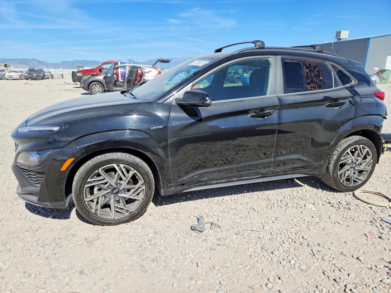 2023 Hyundai Kona N Line, VIN KM8K3CA37PU969853 — Rear end