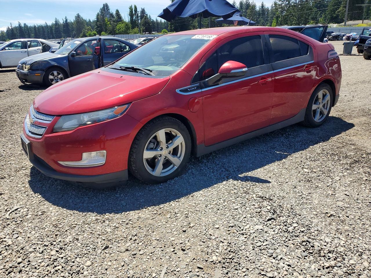 2013 Chevrolet Volt, VIN 1G1RD6E45DU141938 — Undercarriage