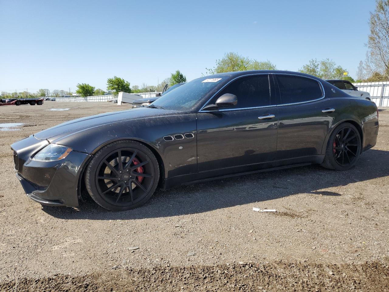 2009 Maserati Quattroporte, VIN ZAMJK39A690043648 — Undercarriage