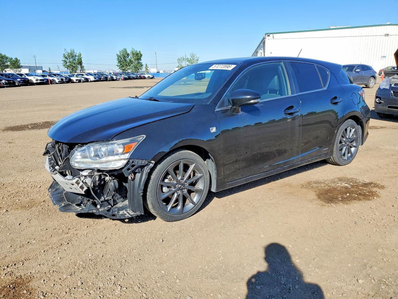 2012 Lexus CT 200h Premium, VIN JTHKD5BH1C2063094 — Front end