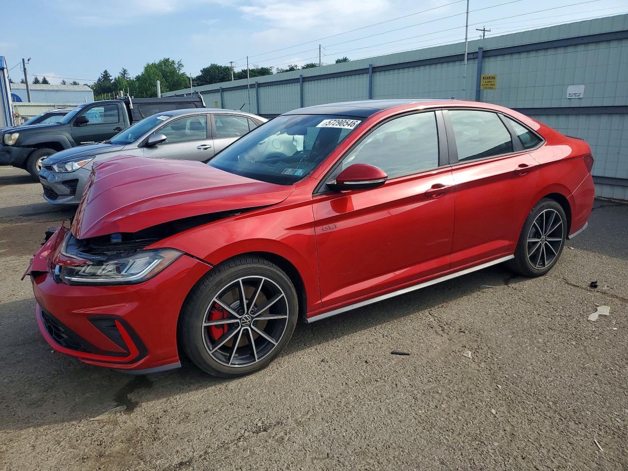 2025 Volkswagen Jetta Autobahn, VIN 3VW1T7BU3SM051025 — Front end