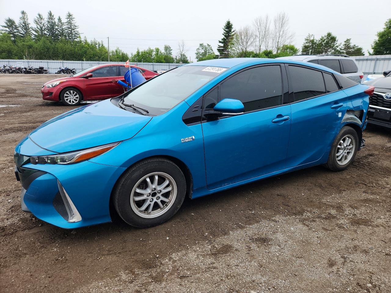 2020 Toyota Prius LE, VIN JTDKARFP7L3124283 — Rear end