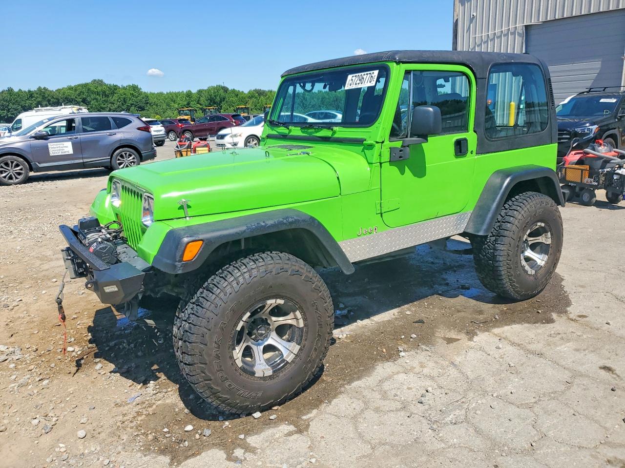 1994 Jeep Wrangler, VIN 1J4FY29S8RP446950 — Rear end