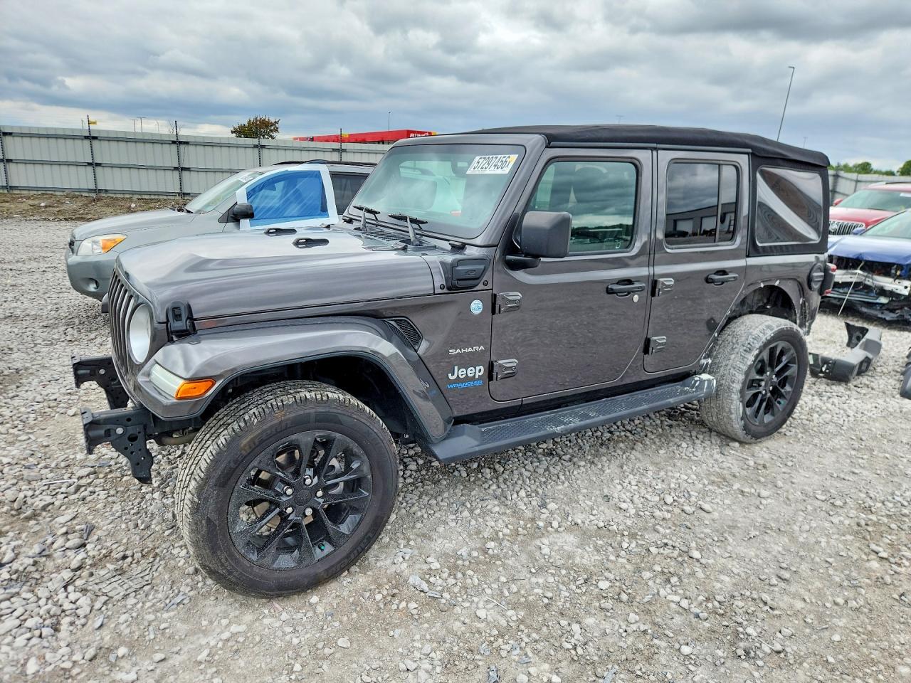 2021 Jeep Wrangler Unlimited Sahara High Altitude, VIN 1C4JJXP67MW813729 — Rear end