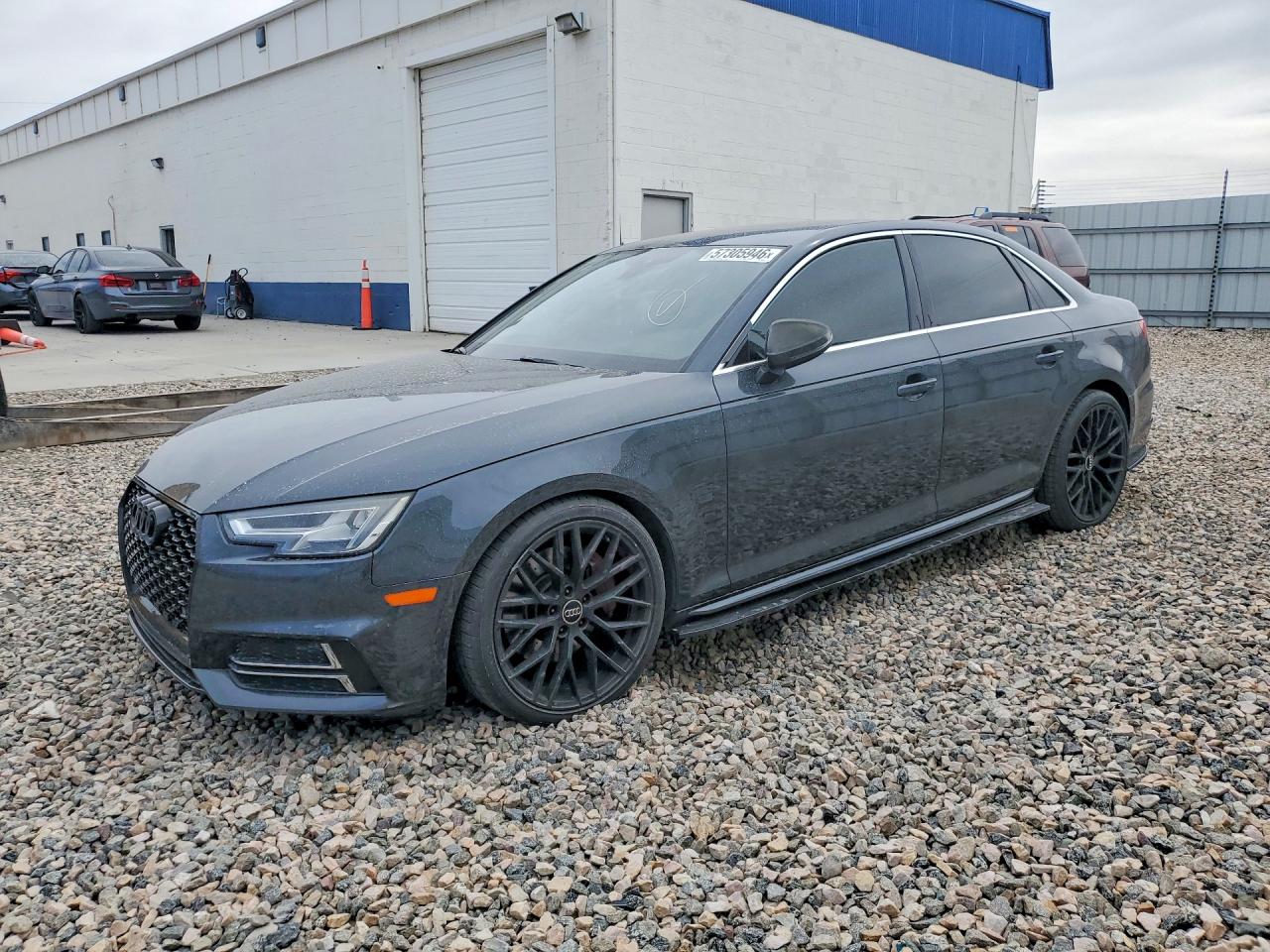2017 Audi A4 Premium Plus, VIN WAUENAF43HN027454 — Interior fire