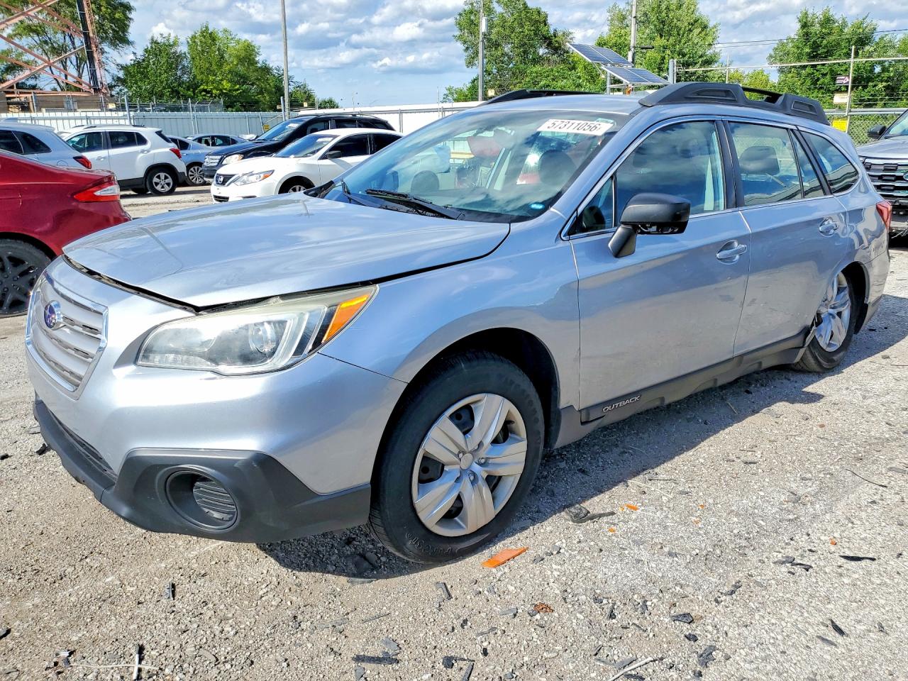 2016 Subaru Outback 2.5i, VIN 4S4BSBACXG3283180 — Rear end