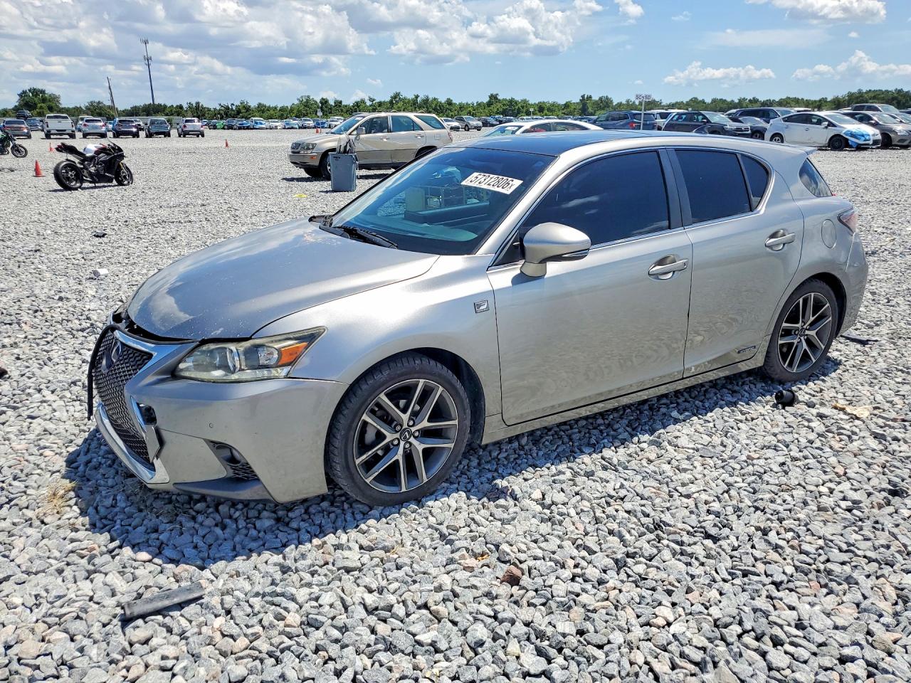2017 Lexus CT 200h F Sport, VIN JTHKD5BH0H2302044 — Front end