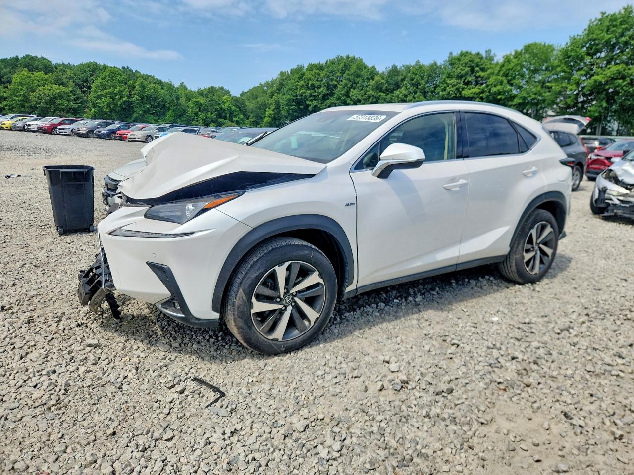 2018 Lexus NX 300 F Sport, VIN JTJBARBZ8J2165674 — Front end