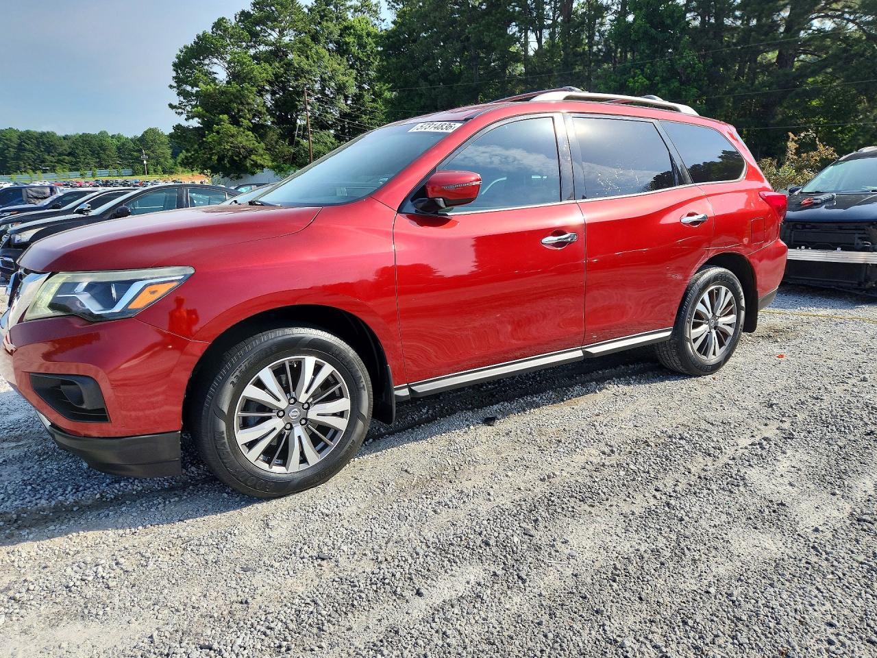 2017 Nissan Pathfinder SL, VIN 5N1DR2MN7HC681949 — Мелкие вмятины и царапины