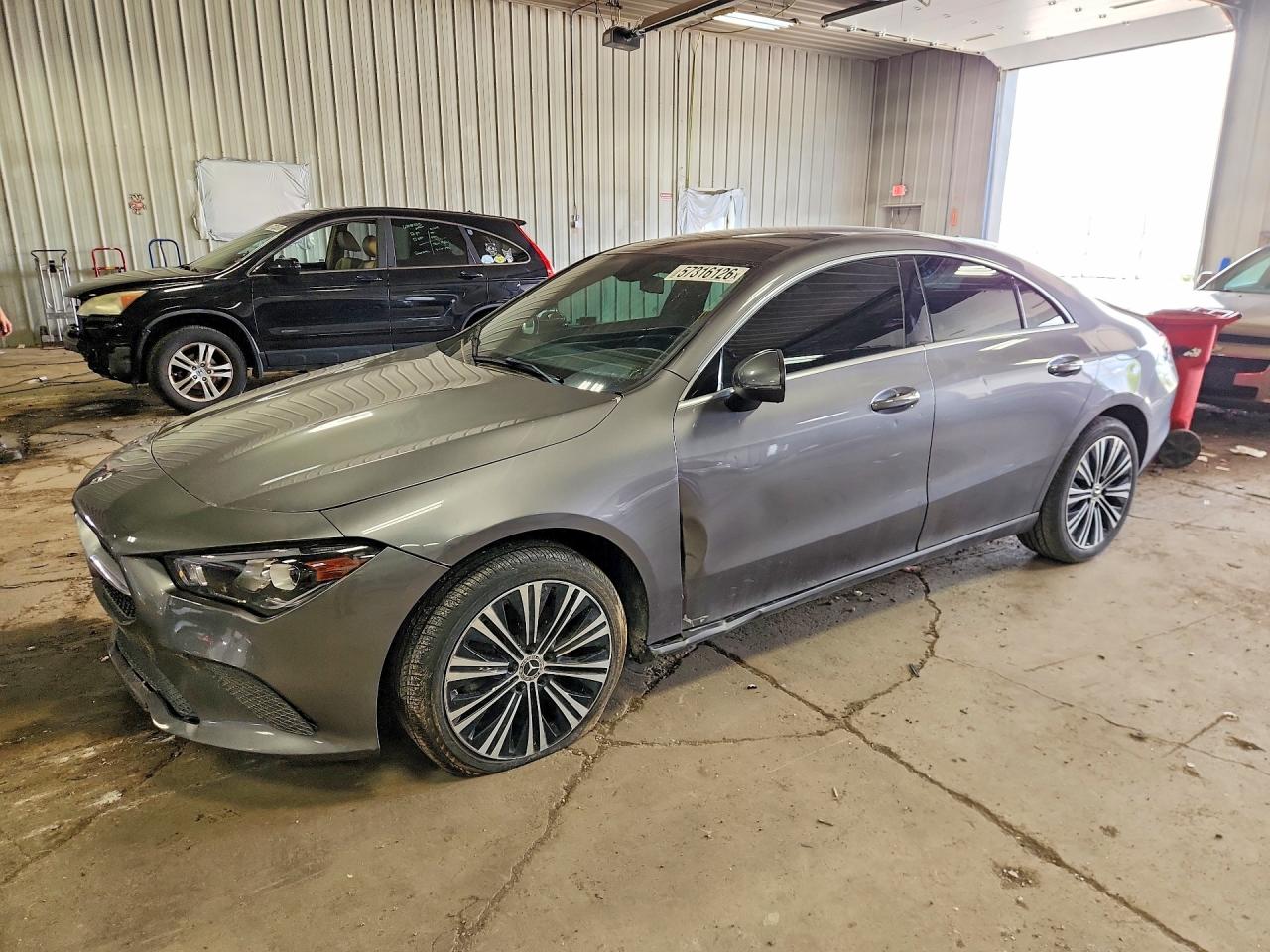 2021 Mercedes-Benz CLA 250, VIN W1K5J4HBXMN216811 — Minor dents and scratches