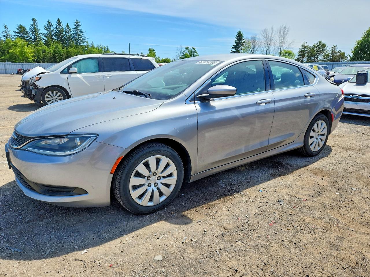 2015 Chrysler 200 LX, VIN 1C3CCCFB1FN549768 — Rear end