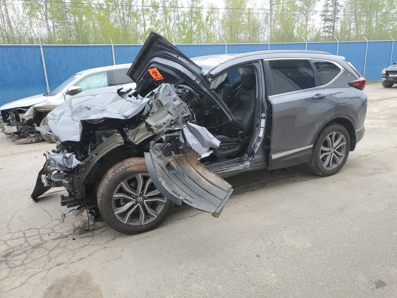 2022 Honda CR-V Touring, VIN 2HKRW2H99NH219070 — Biohazard / chemical