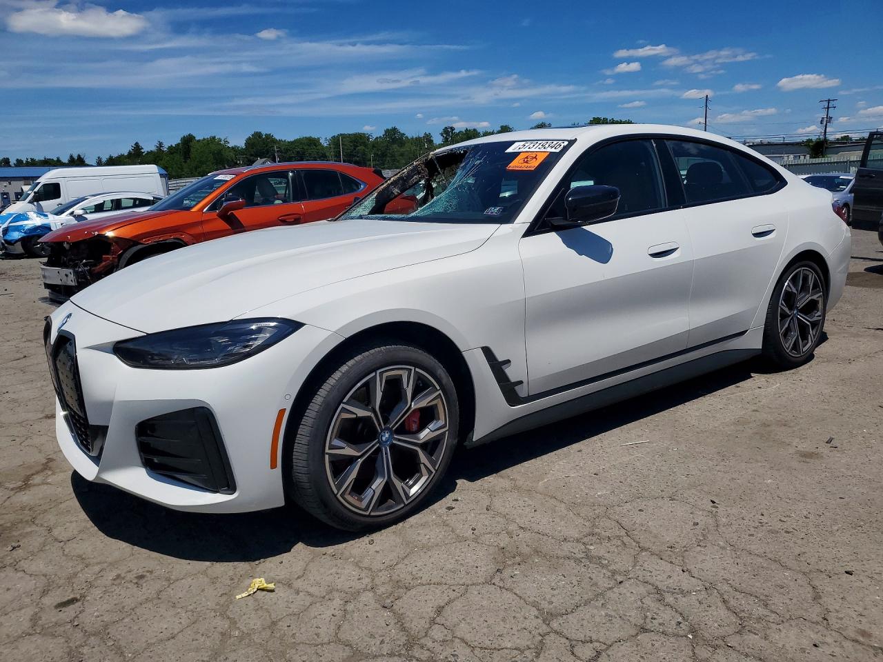 2024 BMW i4 eDrive35, VIN WBY43AW04RFR71887 — Front end