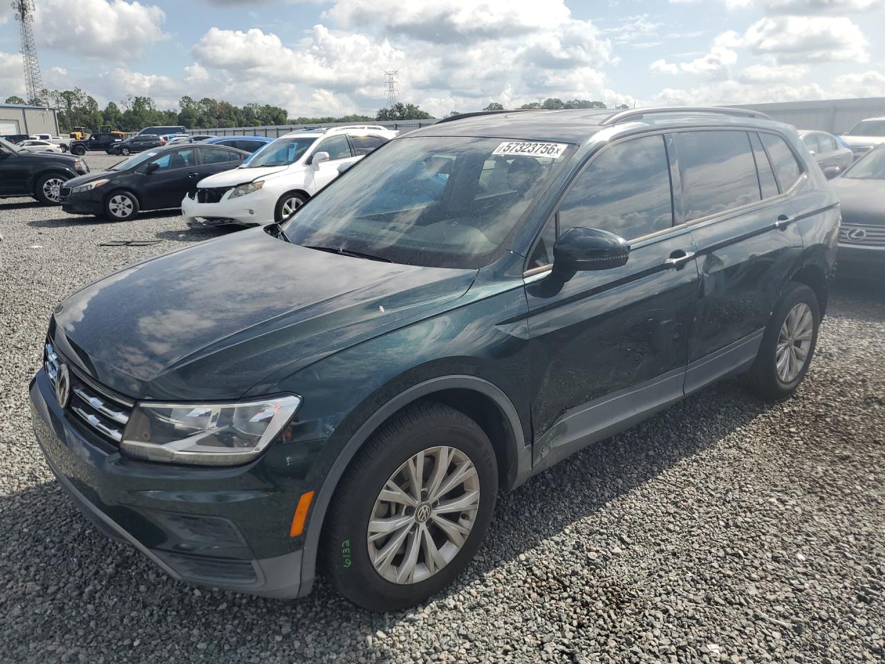 2019 Volkswagen Tiguan S, VIN 3VV1B7AXXKM057732 — Rear end