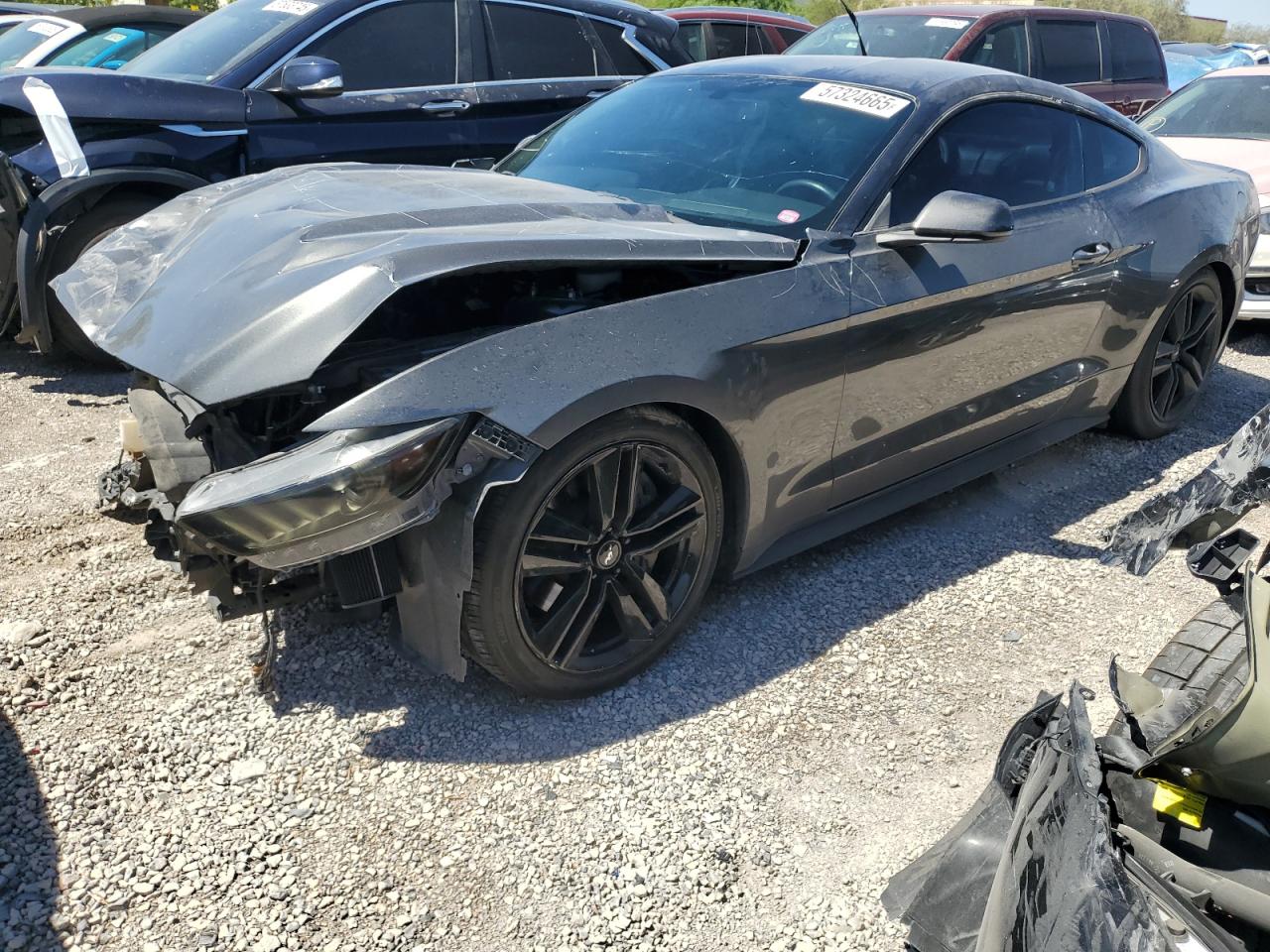 2016 Ford Mustang EcoBoost, VIN 1FA6P8THXG5262035 — Front end