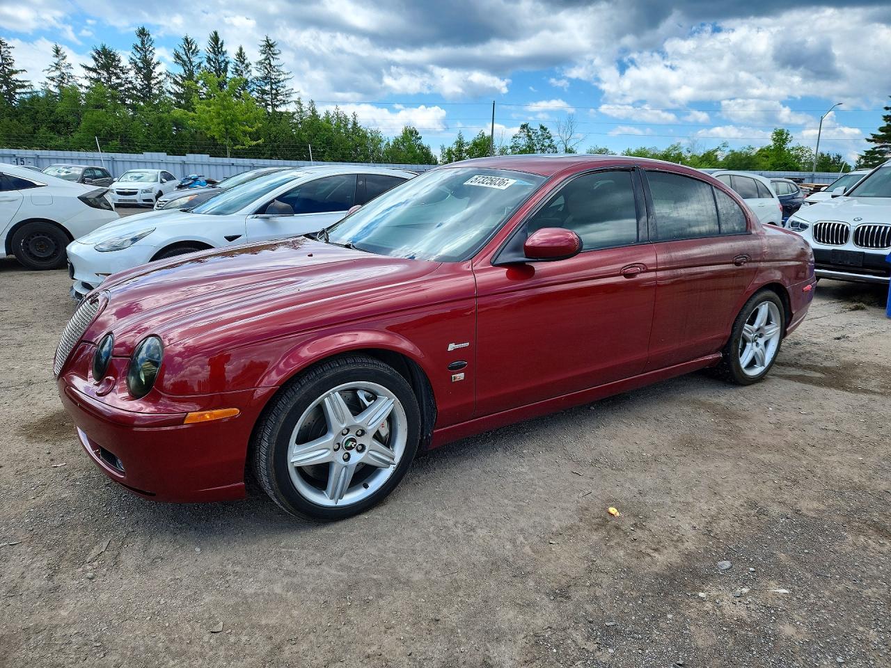 2003 Jaguar S-Type, VIN SAJGA03VX31M65050 — Пожар