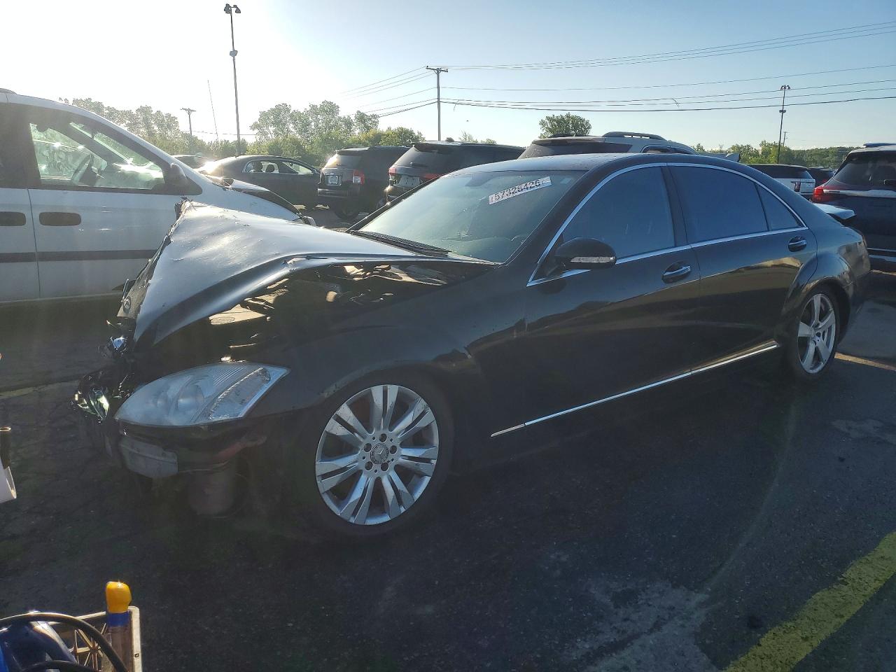 2007 Mercedes-Benz S 550, VIN WDDNG86X57A127406 — Front end